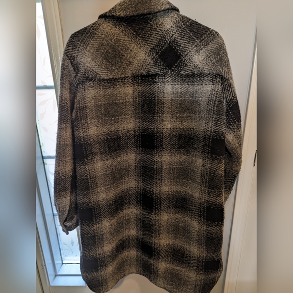 GAP Long Wool Shirt Jacket - Picture 5 of 8